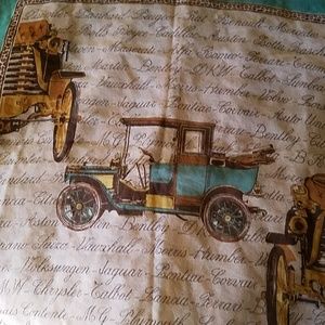 Black felt hat with scraf